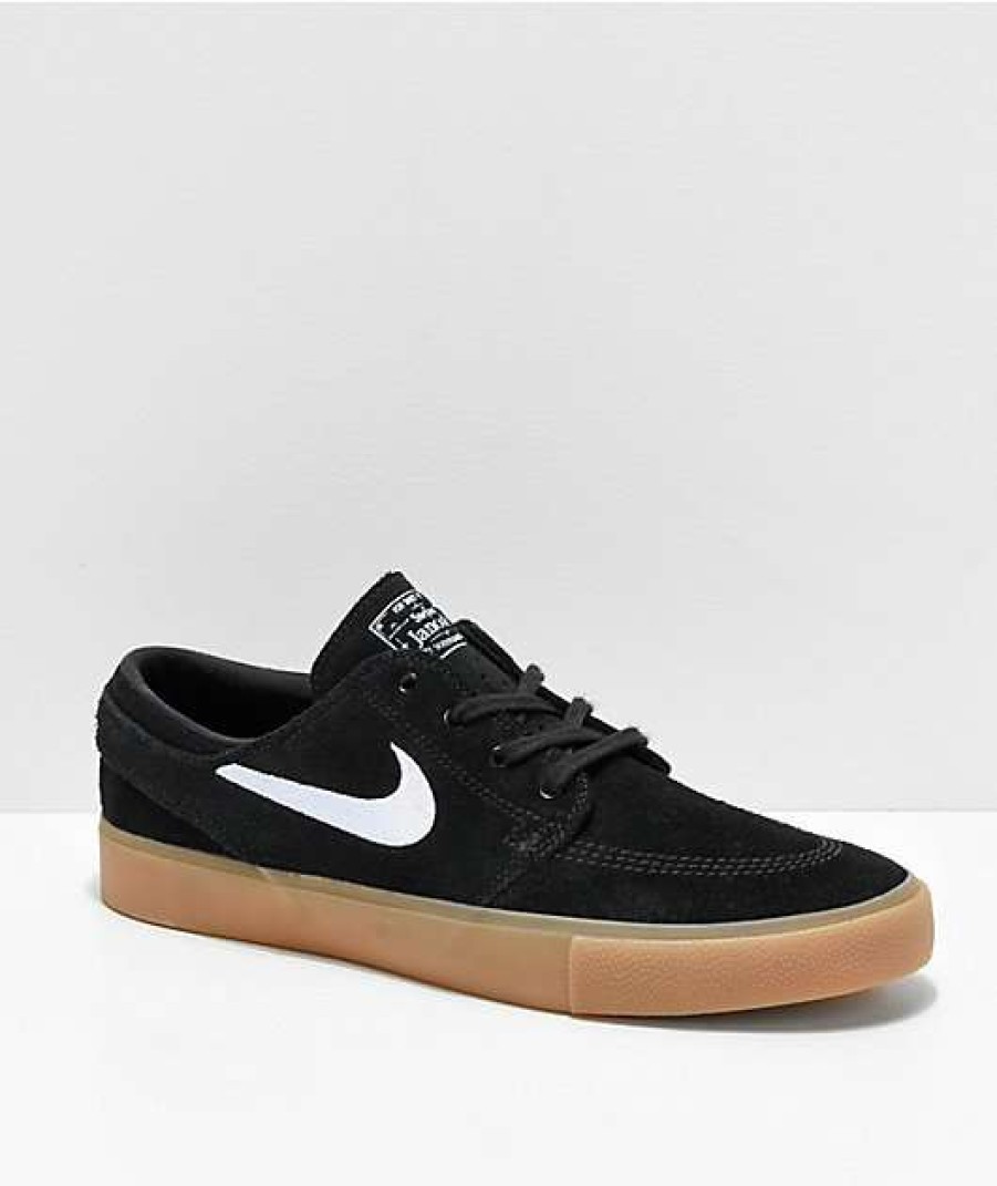 Nike * | Nike Janoski Rm Se Black & Gum Suede Skate Shoes Promotions