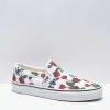 Vans * | Vans Slip-On Red Roses White Skate Shoes Promotions