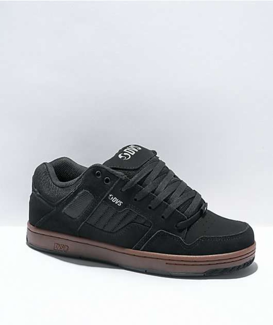 Shoes * | Dvs Enduro 125 Black & Gum Skate Shoes Outlet