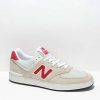 Sneakers * | New Balance Numeric Am574 White, Red & Blue Skate Shoes Outlet