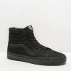 Vans * | Vans Sk8-Hi Mono Black Skate Shoes Promotions