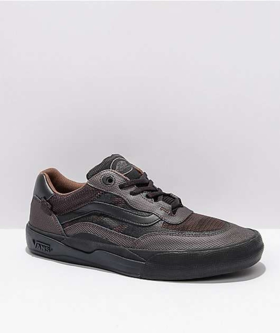 Vans * | Vans Skate Wayvee Justin Henry Coffeebean & Black Skate Shoes Promotions