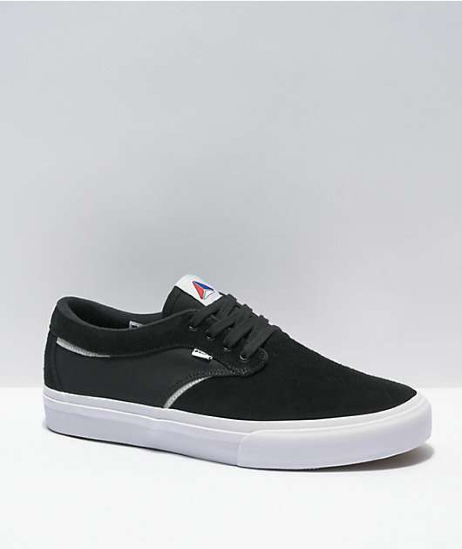 Skate Shoes * | Axion Hampton Black & White Skate Shoes Outlet