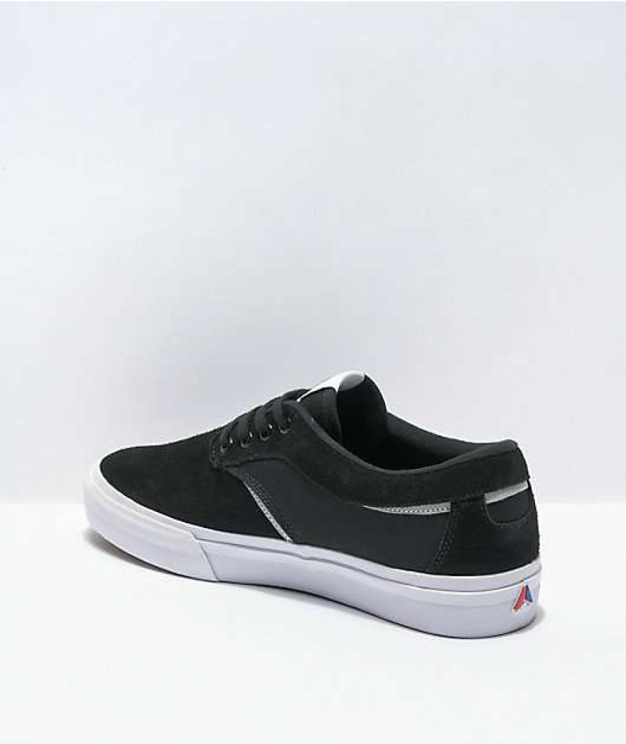 Skate Shoes * | Axion Hampton Black & White Skate Shoes Outlet