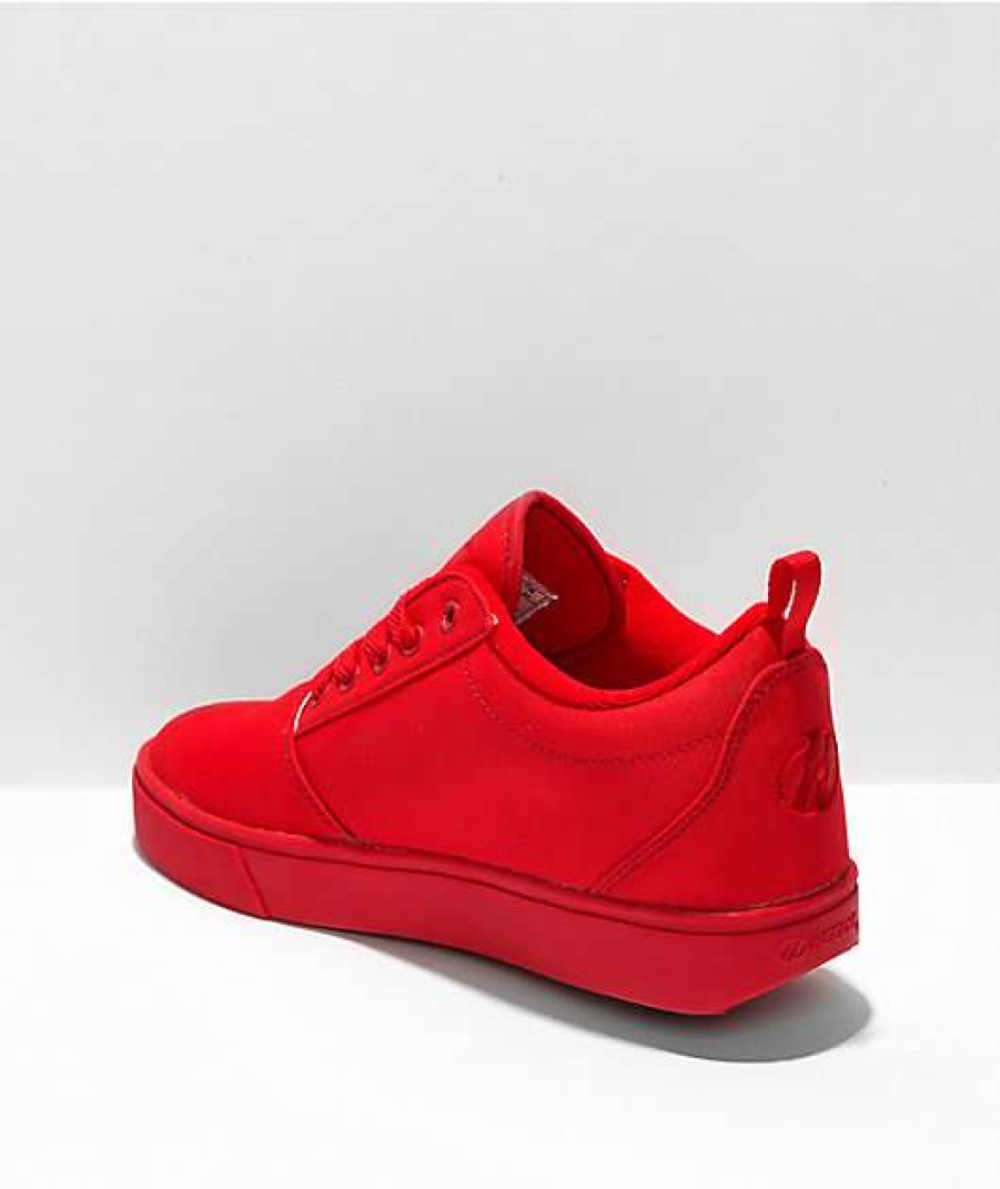 Skate Shoes * | Heelys Pro 20 Red Canvas Shoes Outlet