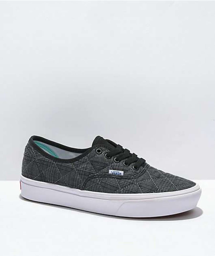 Vans * | Vans Authentic Comfycush Quilted Suiting Skate Shoes Promotions