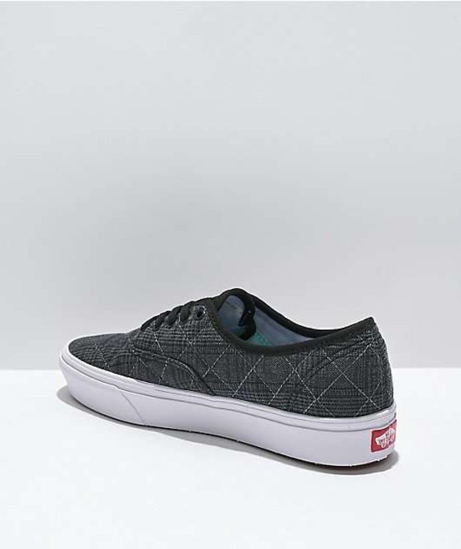 Vans * | Vans Authentic Comfycush Quilted Suiting Skate Shoes Promotions