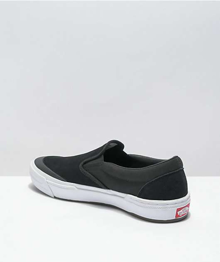 Vans * | Vans Slip-On Bmx Black, Grey & White Shoes Promotions