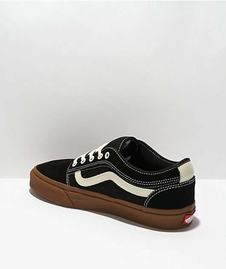 Vans * | Vans Chukka Low Sidestripe Black & Gum Skate Shoes Promotions