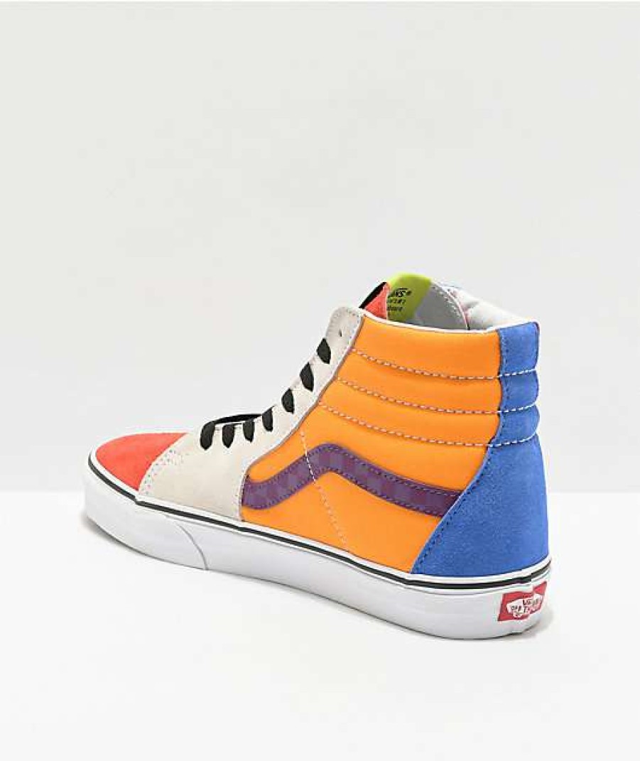 Vans * | Vans Sk8-Hi Grape Juice & Marigold Skate Shoes Promotions