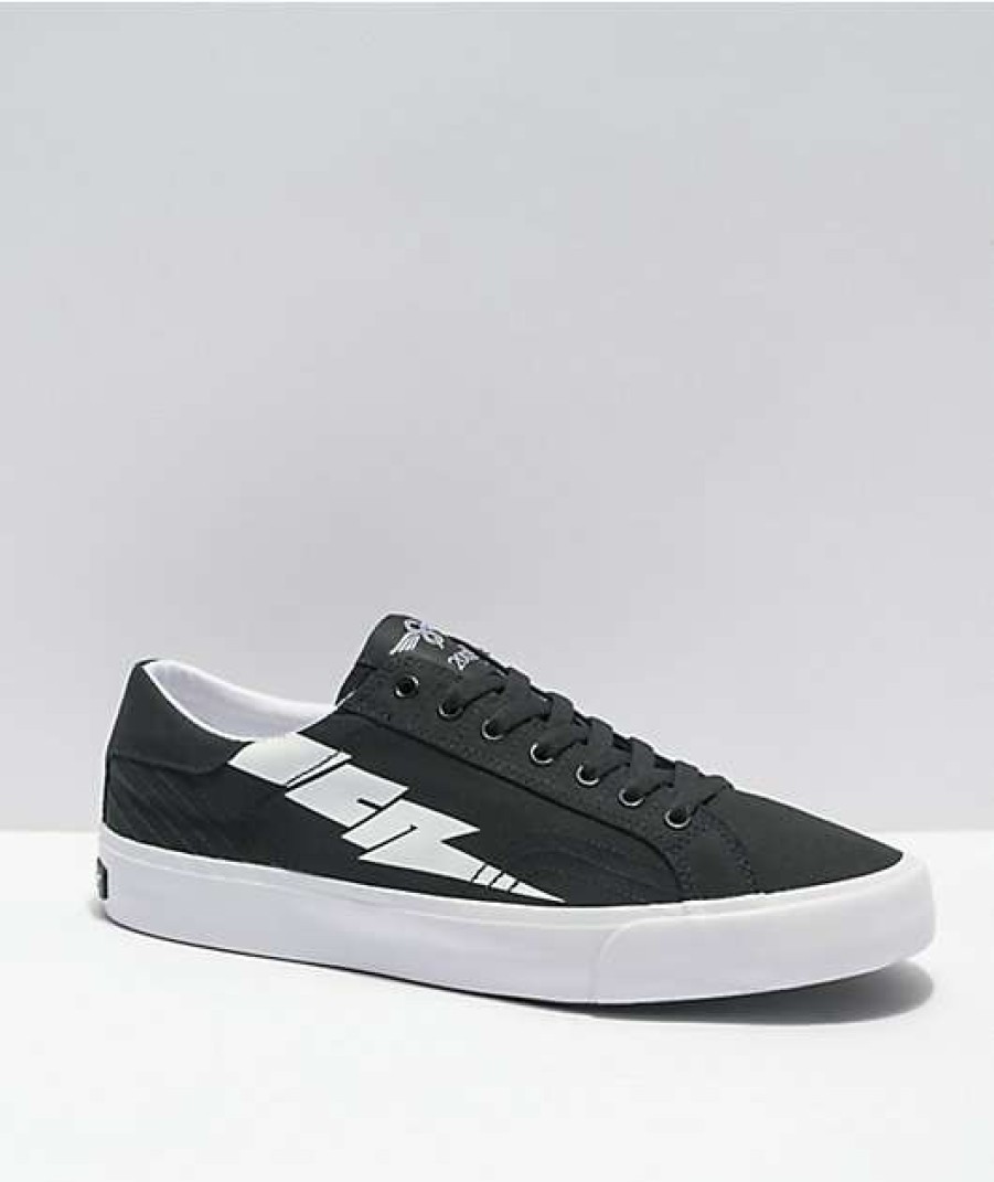 Shoes * | Creative Recreation Zeus Lo Black & White Canvas Shoes Outlet