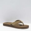 Sandals * | Quiksilver Carver Tan Suede Sandals Outlet