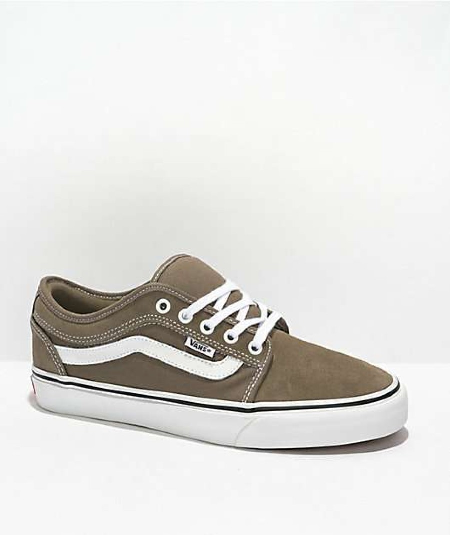 Vans * | Vans Chukka Low Sidestripe Timber & White Skate Shoes Promotions