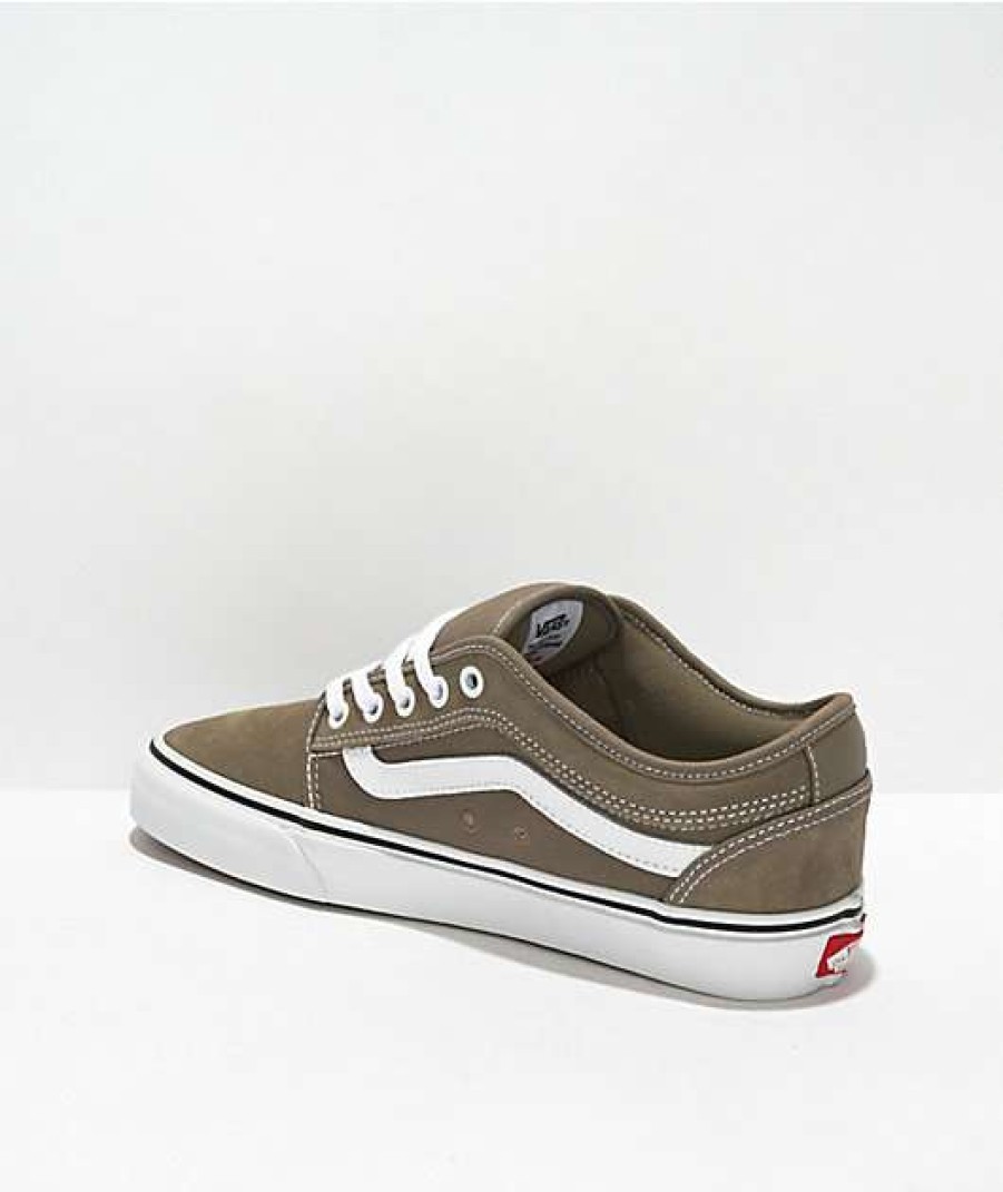 Vans * | Vans Chukka Low Sidestripe Timber & White Skate Shoes Promotions