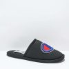 Shoes * | Champion Sleepover Sport Black Slippers Outlet