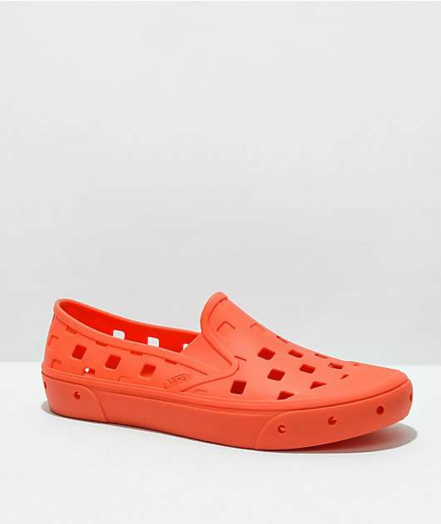 Vans * | Vans Slip-On Trek Orange Shoes Promotions