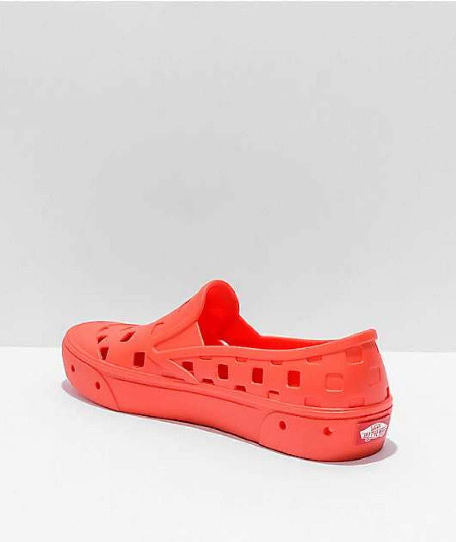 Vans * | Vans Slip-On Trek Orange Shoes Promotions