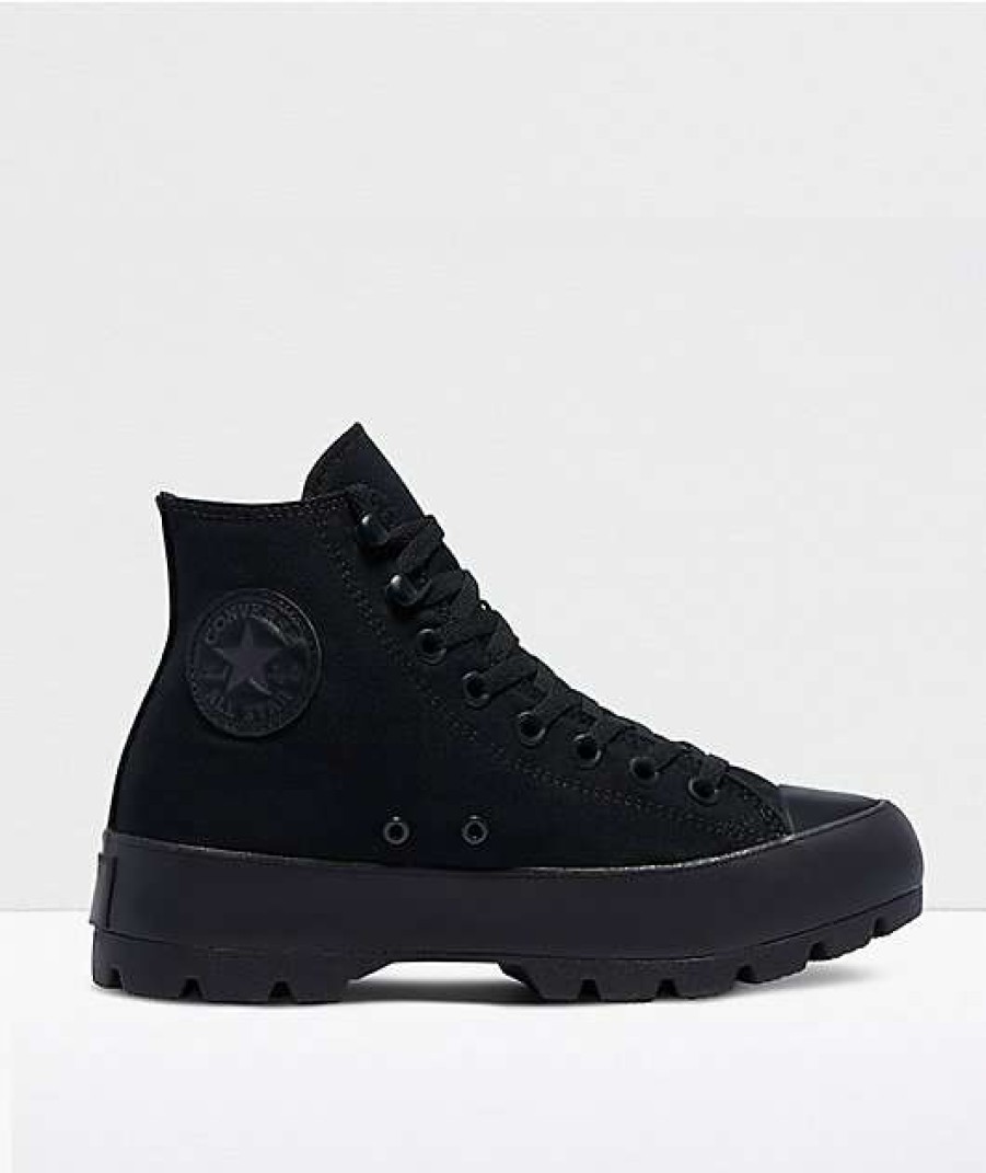 Shoes * | Converse Chuck Taylor All Star Lugged Black High Top Shoes Outlet