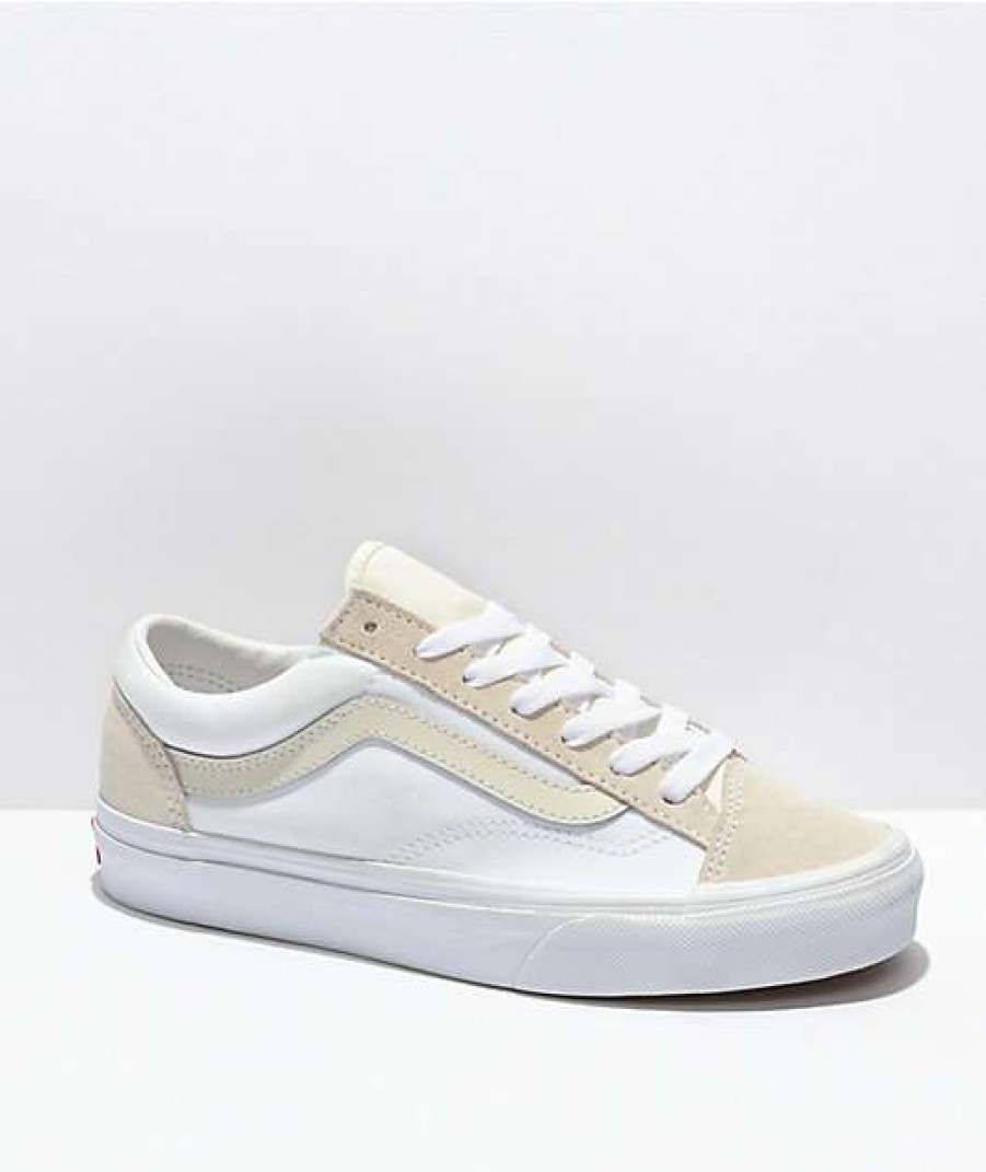 Vans * | Vans Style 36 Marshmallow & White Skate Shoes Promotions