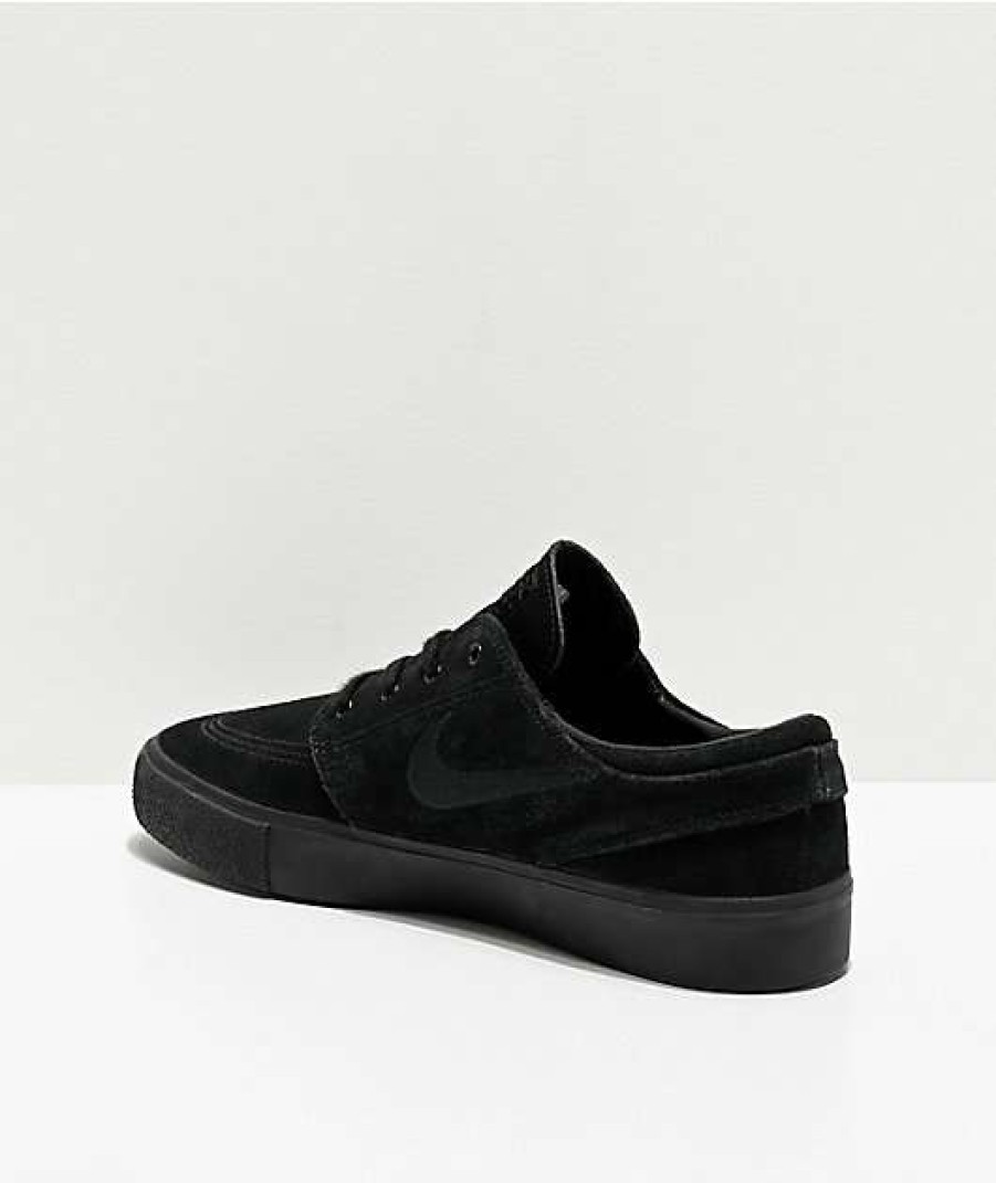 Nike * | Nike Sb Janoski Rm Black Suede Skate Shoes Promotions