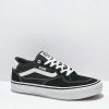 Vans * | Vans Skate Rowan Black & True White Skate Shoes Promotions