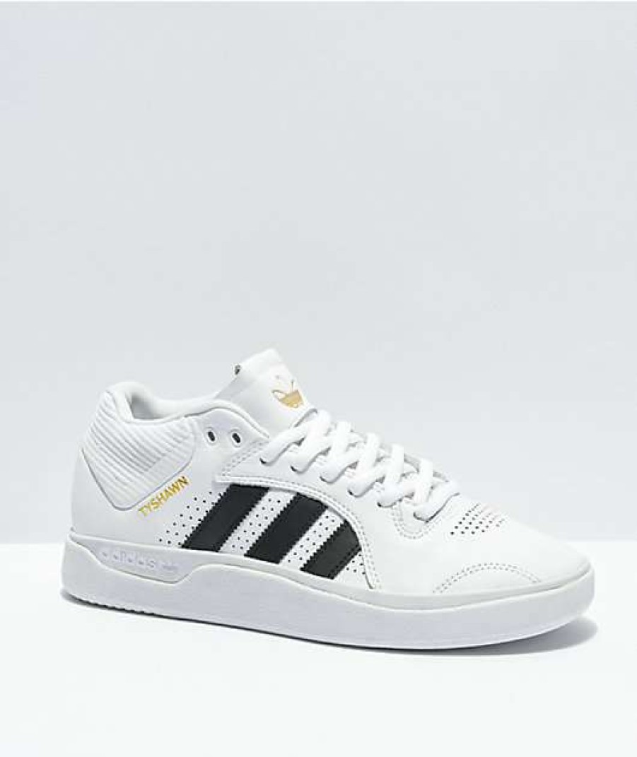 Shoes * | Adidas Tyshawn White & Black Shoes Promotions