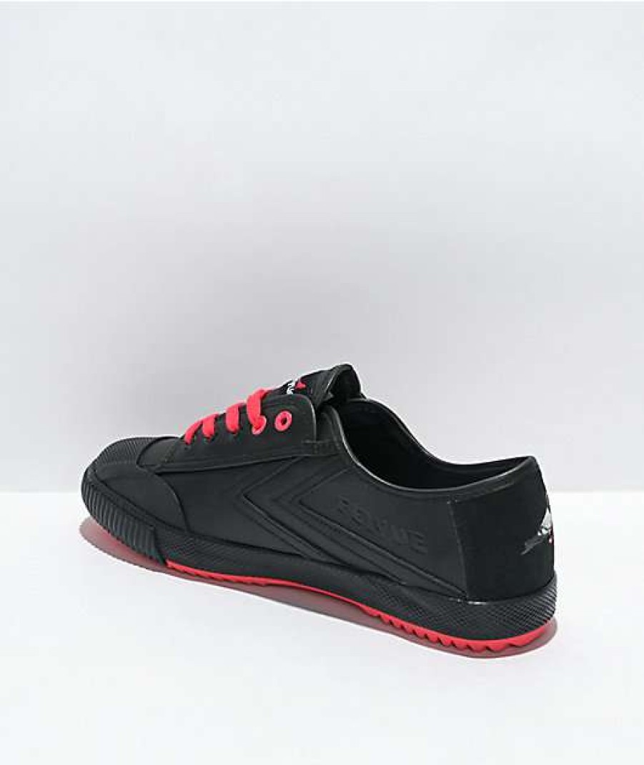 Sneakers * | Feiyue X Staple Design Pigeon Black & Pink Shoes Outlet