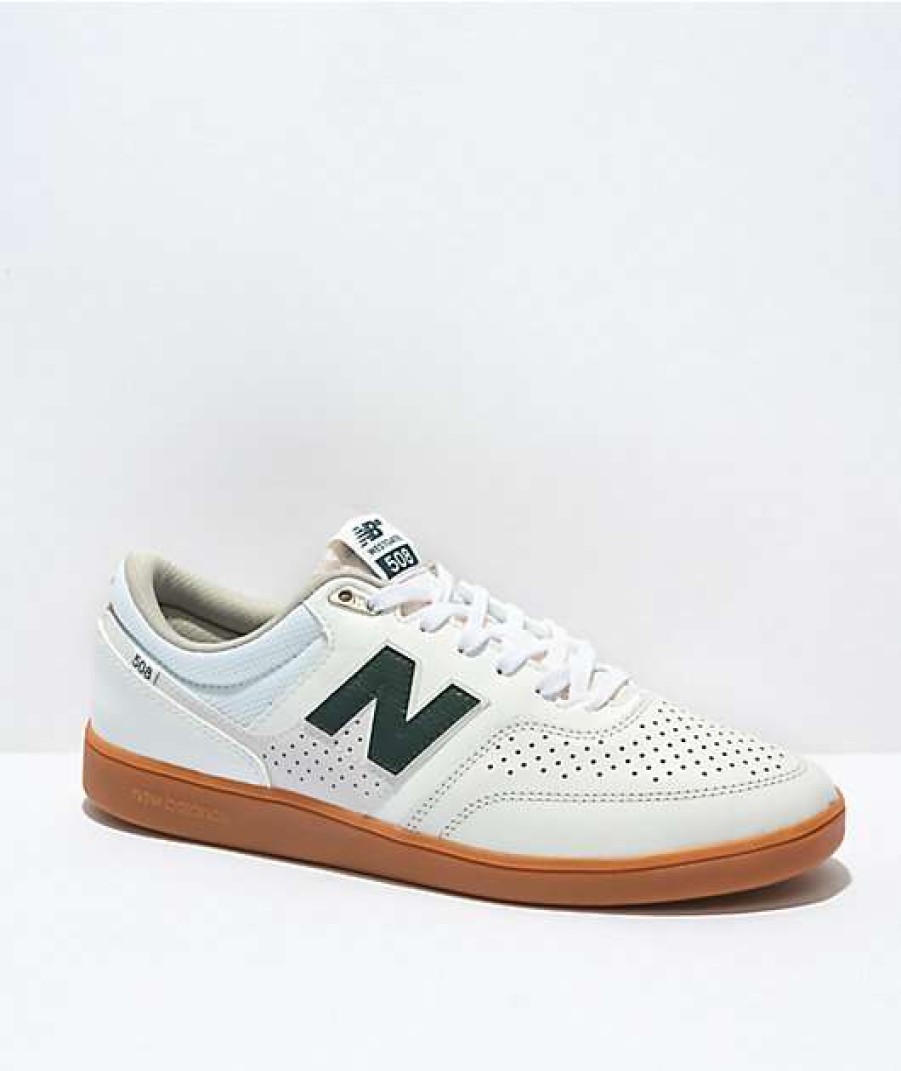 Skate Shoes * | New Balance Numeric 508 Westgate White & Gum Skate Shoes Outlet