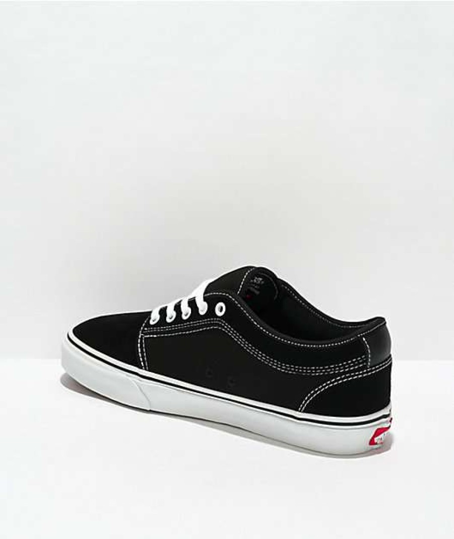 Vans * | Vans Skate Chukka Low Black & White Suede Skate Shoes Promotions