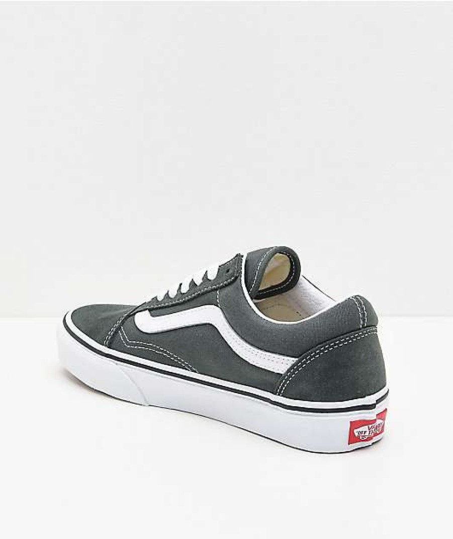 Vans * | Vans Old Skool Thyme & White Skate Shoes Promotions