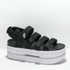 Nike * | Nike Icon Classic Black & White Platform Sandals Promotions