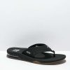 Sandals * | Reef Fanning 1.0 Black & Silver Sandals Outlet