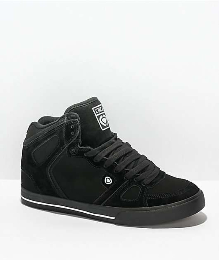 Sneakers * | Circa Lopez 99 Black Hi-Top Suede Skate Shoes Outlet