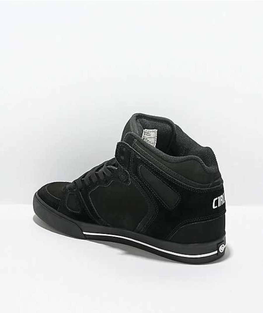 Sneakers * | Circa Lopez 99 Black Hi-Top Suede Skate Shoes Outlet