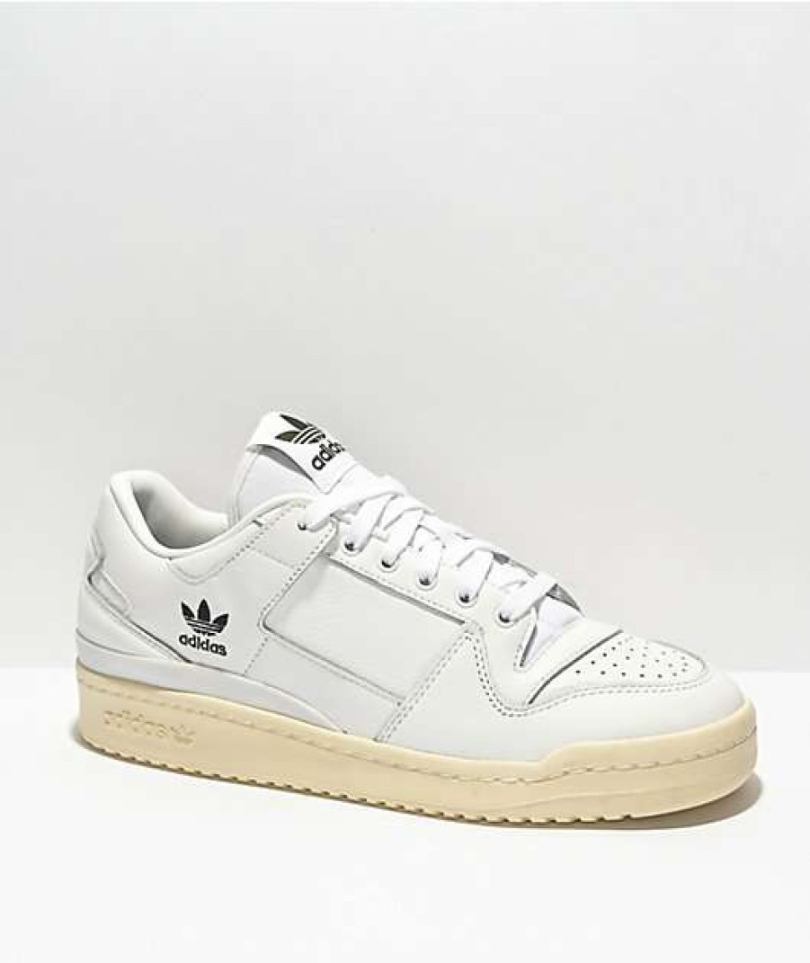 Shoes * | Adidas Forum 84 Low Adv White & Olive Shoes Promotions