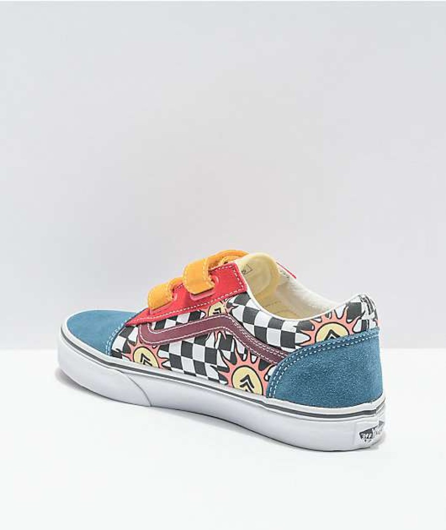 Vans * | Vans X Parks Project Old Skool V Multi & White Skate Shoes Promotions