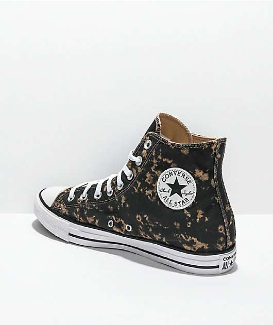 Shoes * | Converse Chuck Taylor All Star Hi Black & Hemp Dip Dye Shoes Outlet