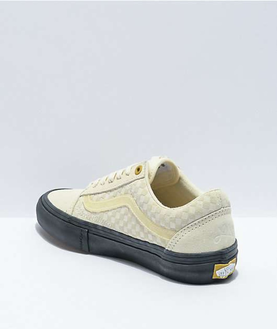 Vans * | Vans Skate Old Skool Lizzie Antique White & Black Skate Shoes Promotions