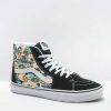 Vans * | Vans Sk8-Hi Aloha Black & White Skate Shoes Promotions