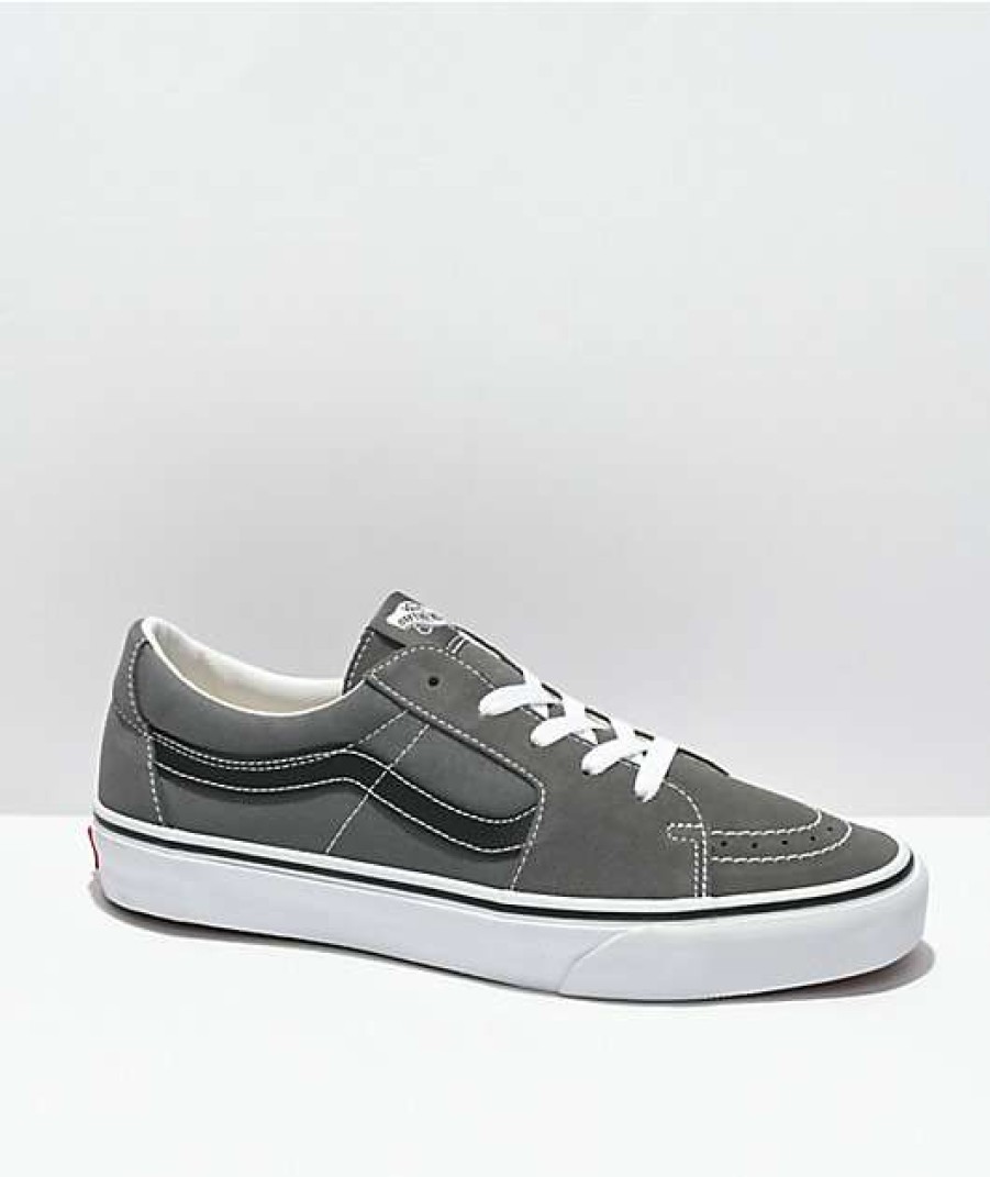 Vans * | Vans Sk8-Low Utility Pewter & Black Skate Shoes Promotions