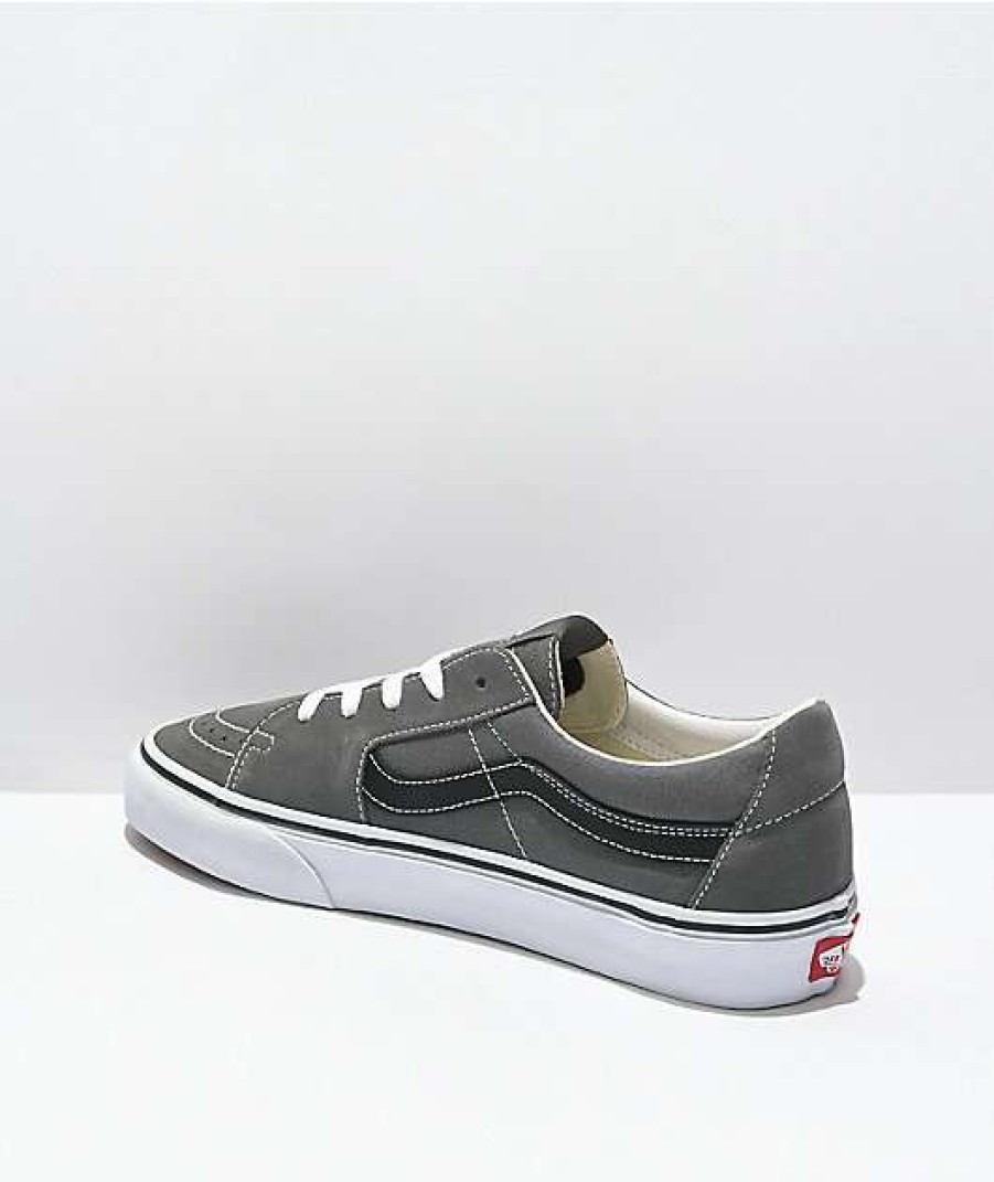 Vans * | Vans Sk8-Low Utility Pewter & Black Skate Shoes Promotions