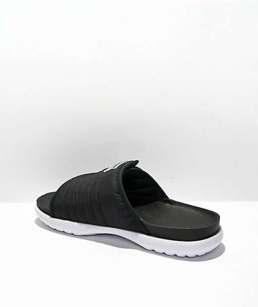 Nike * | Nike Asuna 2 Black & Grey Slippers Promotions