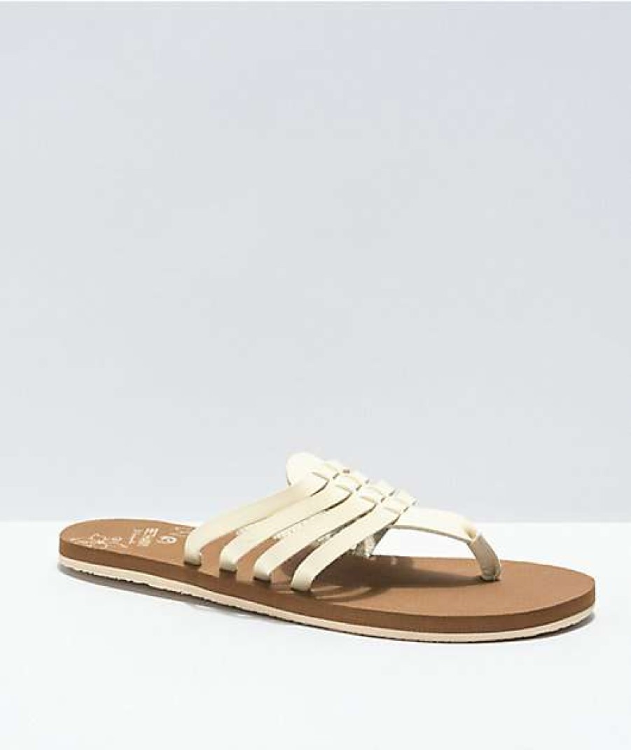 Sandals * | Cobian Aloha Bone Multi-Strap Sandals Outlet