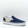 Vans * | Vans Slip-On Dress Blue & Turtle Skate Shoes Promotions