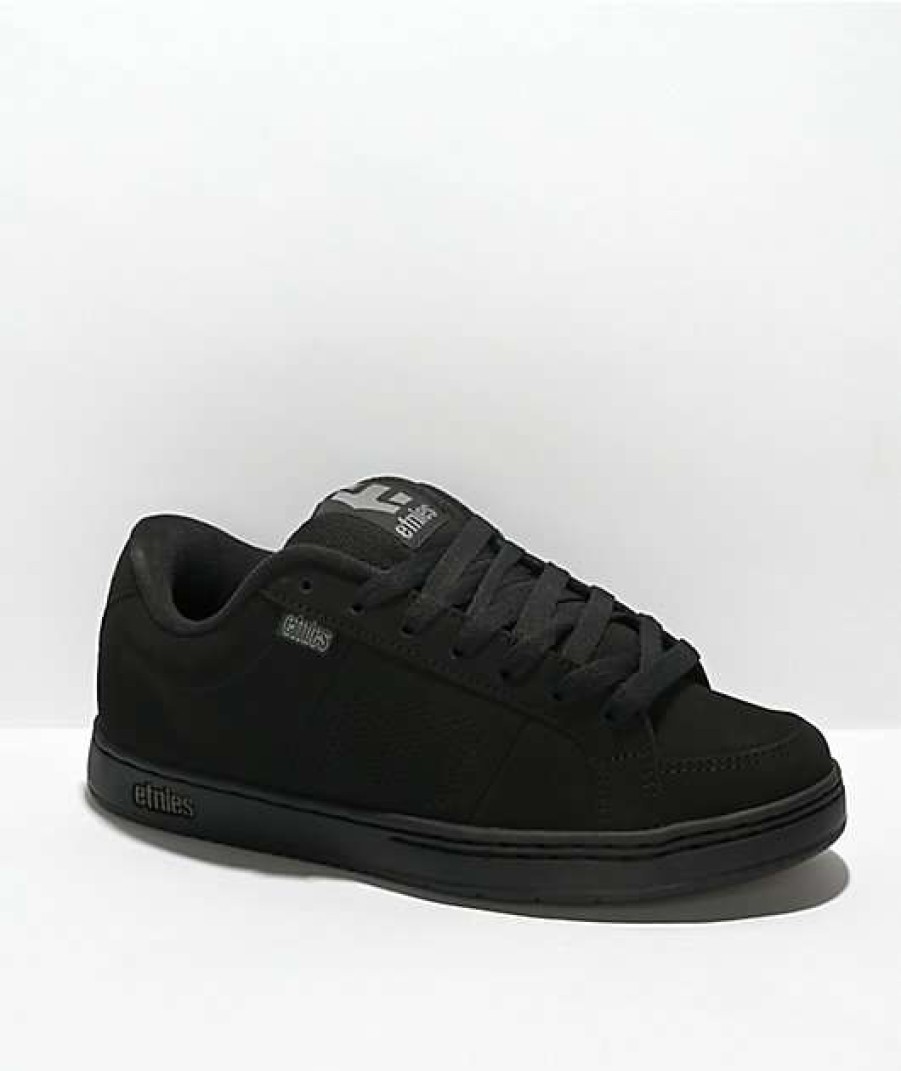 Skate Shoes * | Etnies Kingpin Black Skate Shoes Outlet