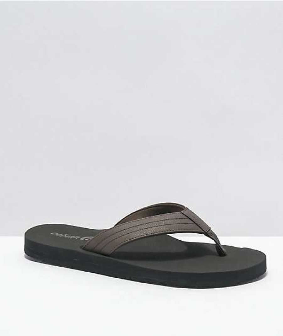 Sandals * | Cobian The Costa Chocolate Sandals Outlet