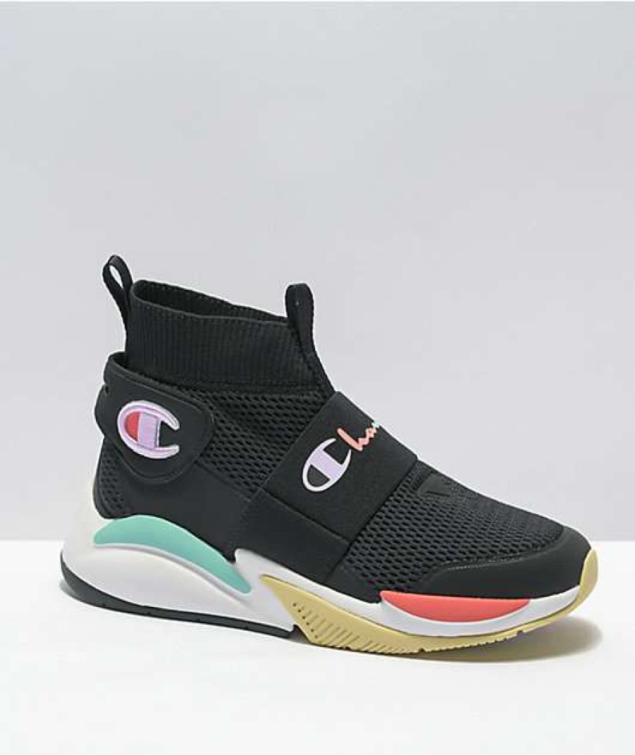 Sneakers * | Champion Rally Pro Xg Black & Multi Shoes Outlet