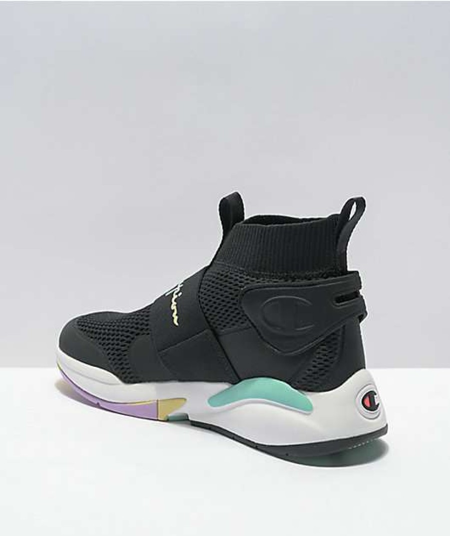 Sneakers * | Champion Rally Pro Xg Black & Multi Shoes Outlet