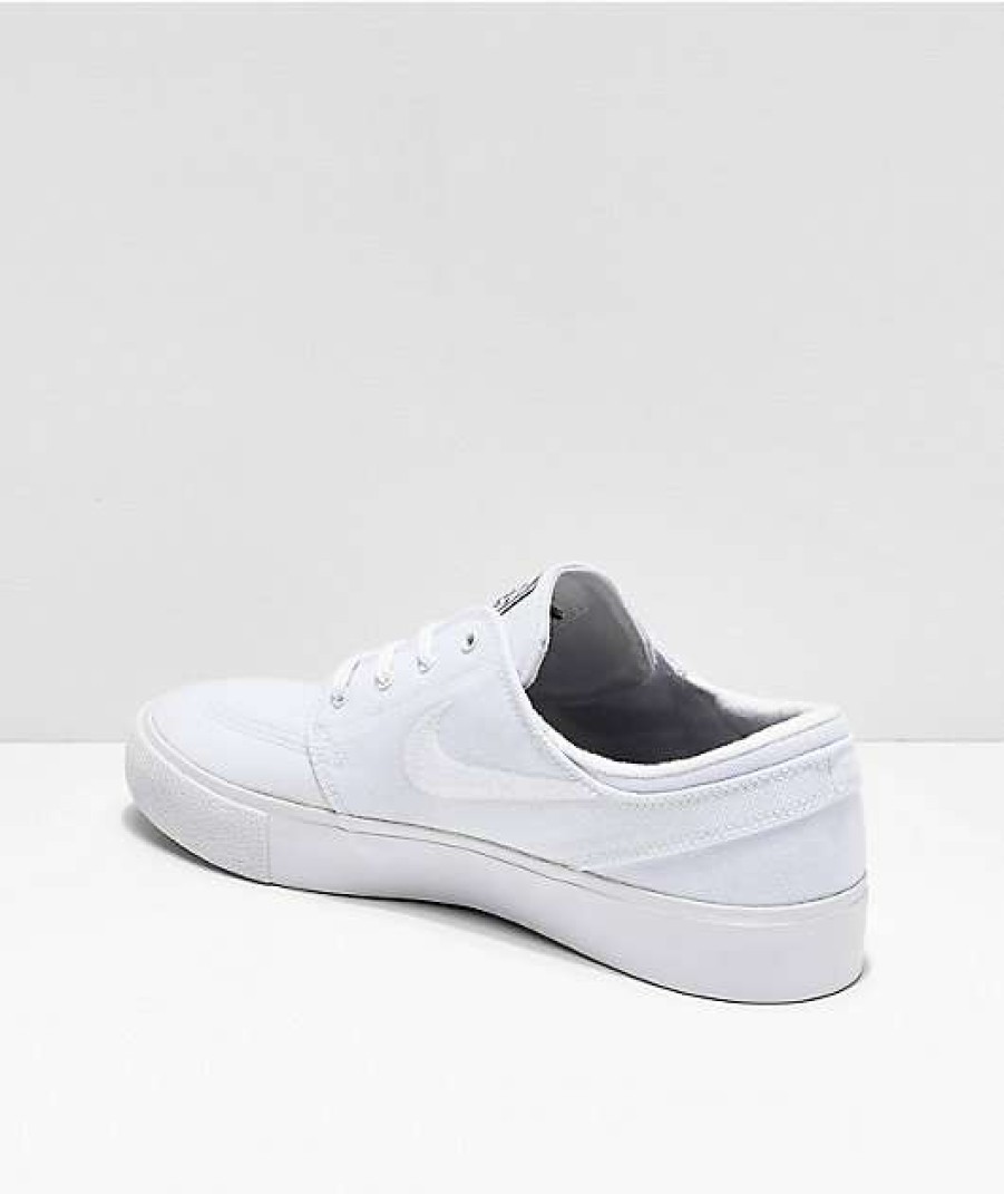 Nike * | Nike Sb Janoski Rm White Canvas Skate Shoes Promotions