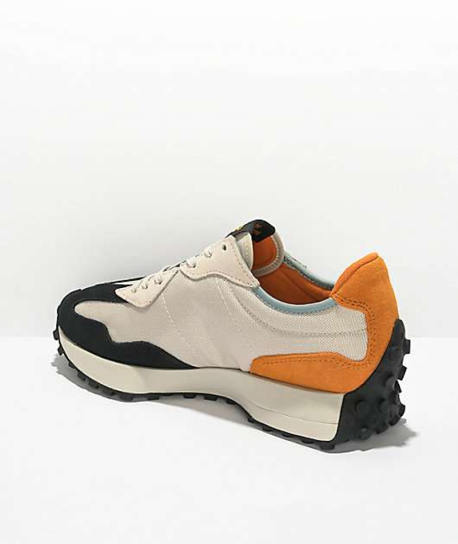 Sneakers * | New Balance Lifestyle 327 Moonbeam, Orange, & Blue Shoes Outlet